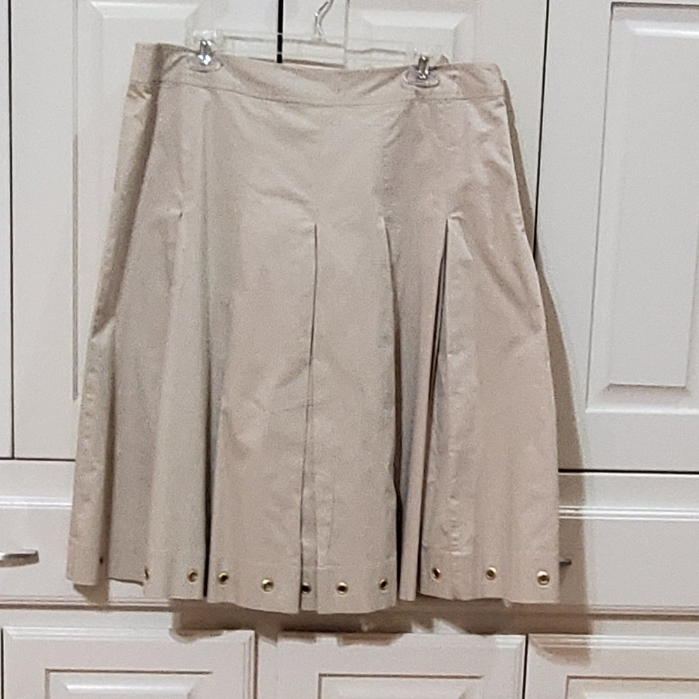 George Pleated Skirt Tan